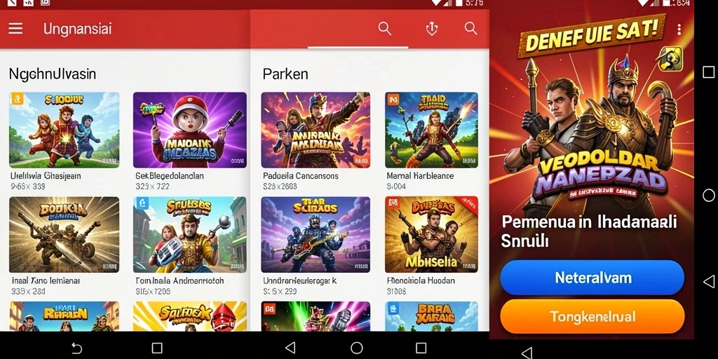 Tampilan antarmuka yang menarik dan user-friendly.