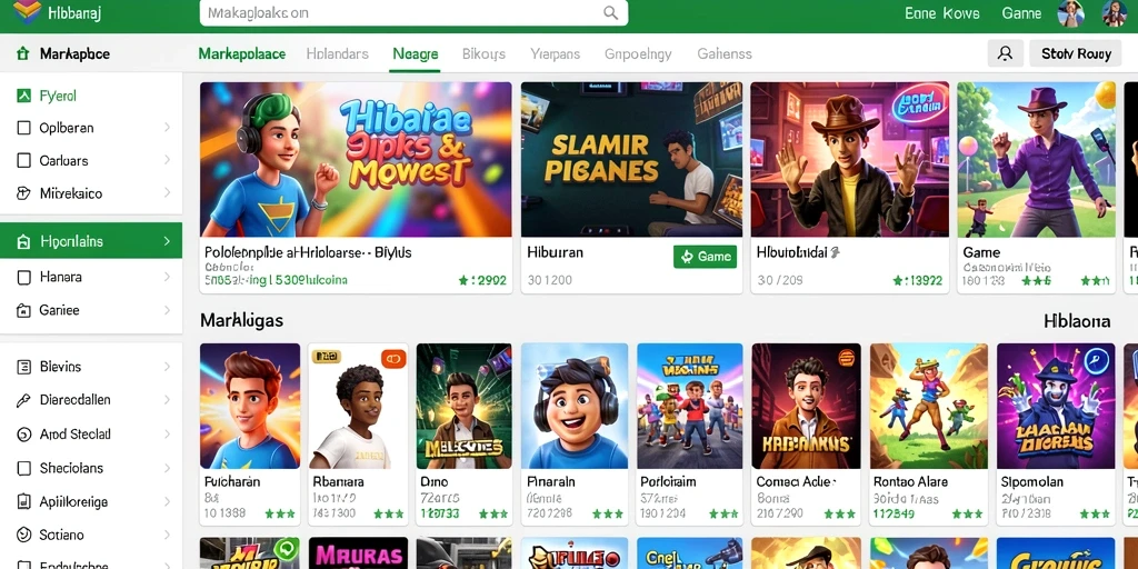 Tampilan menarik dari layar utama aplikasi IDR77.