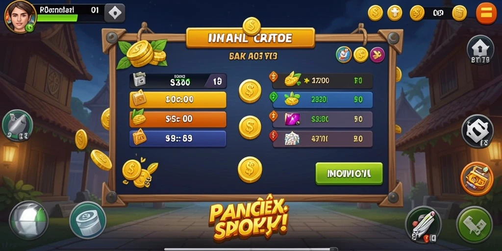 Tampilan utama game dengan antarmuka menarik.