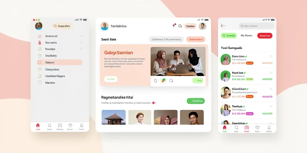 Tampilan antarmuka yang menarik dan user-friendly.