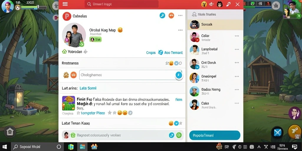 Screenshot menunjukkan antarmuka utama game MUSTANG77.