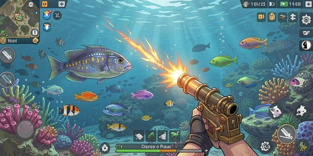 Screenshot tampilan permainan yang menarik.