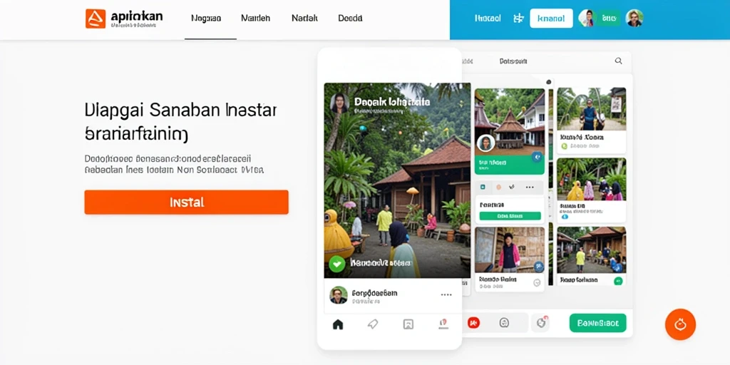 Tampilan awal game yang menarik dan informatif.